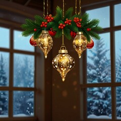 Wall Mural - christmas decoration