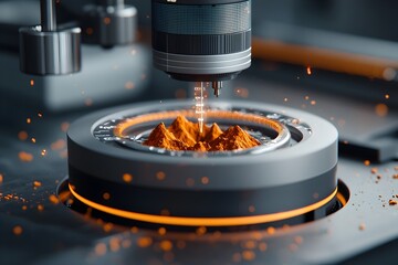 Poster - Cutting edge seismographic facility equipped with advanced monitoring technology capturing vital geologic data through dynamic sensor readouts complex data analytics