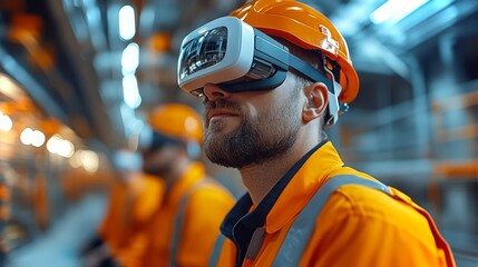 Poster - Construction managers utilizing augmented reality technology for project enhancement in a facility