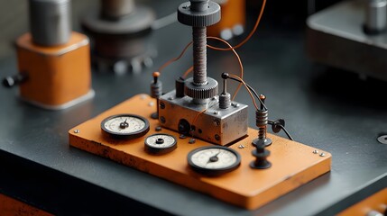Poster - Detailed documentation of an intricate seismograph apparatus capturing the subtle nuances and fluctuations of tectonic plate movements and complex geological phenomena underground