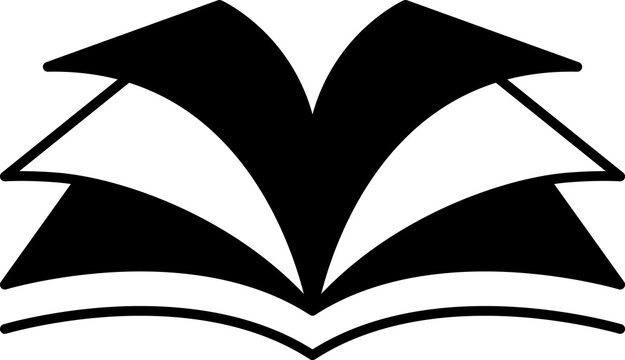 Open book icon. Book icons set. Education signs and symbols. Vector illustration.