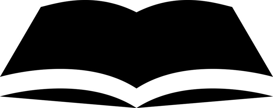 Open book icon. Book icons set. Education signs and symbols. Vector illustration.