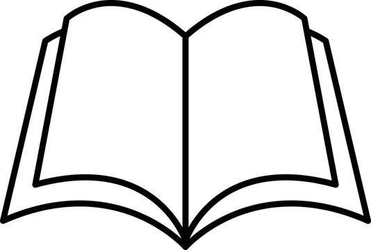 Open book icon. Book icons set. Education signs and symbols. Vector illustration.