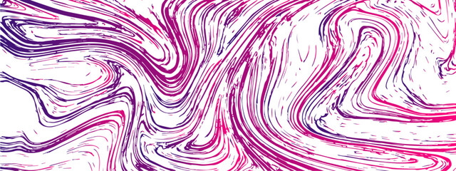 Wall Mural - abstract liquid paint marble psychedelic waves . swirling colors painting in shades of rose, pink, a