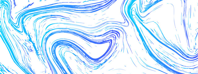 Wall Mural - abstract liquid paint marble psychedelic waves . swirling colors painting in shades of blue, green, 