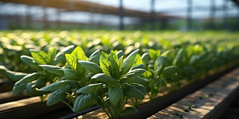 Wall Mural - plants in a greenhouse