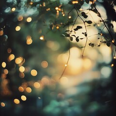 Leinwandbilder - Blurred refraction light, bokeh or flare overlay effect