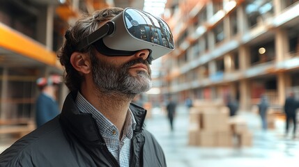 Poster - Construction professionals engage in innovative VR training for enhanced project management skills