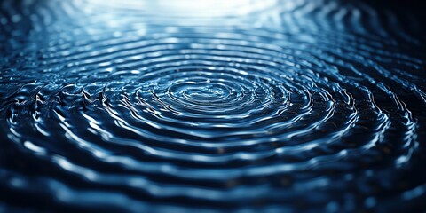 Poster - Calm water ripples reflect soft light creating serene patterns in a tranquil setting