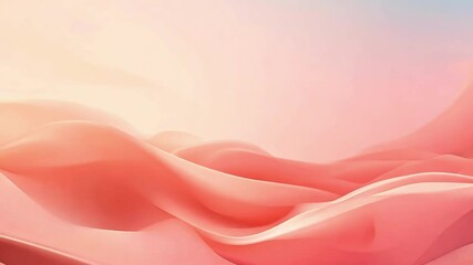 Poster - Abstract background with peach colored waves.Wallpaper or presentation backdrop.