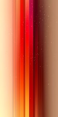 Poster - A vibrant abstract image showcasing vertical stripes in warm hues of red, orange, and pink, creating a sense of energy and movement.