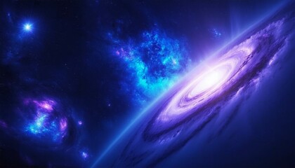 Wall Mural - stunning beautiful outer space background. sci-fi cosmic wallpaper.