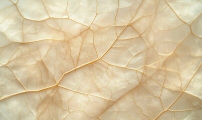 Poster - Translucent leaf texture, intricate veins, soft light, natural patterns, delicate appearance