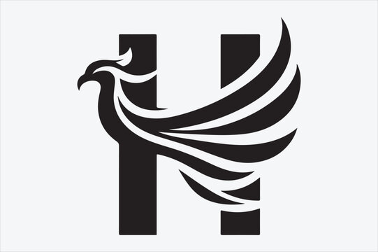 A sleek and modern logo design featuring the letter 'H' in a bold.