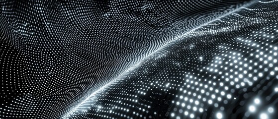 Poster - Showcasing modern aesthetics urban gallery with futuristic grid patterns