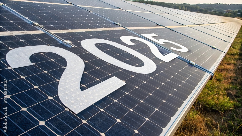 Sustainable Energy Future Solar Panels With 2025 Ambition Stock