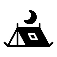 Sticker - camping