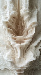 Poster - This captivating three-dimensional layered structure highlights the interplay of light and shadow, creating an enchanting visual experience