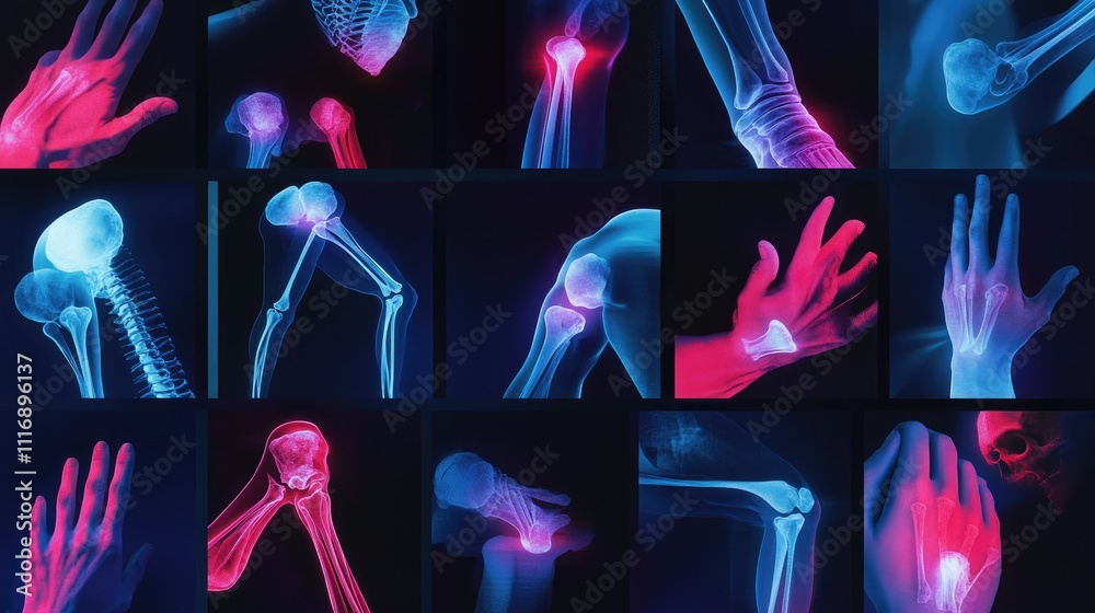 Human Skeletal System Anatomy Images Showing Joints Stock Illustration ...