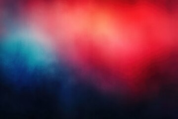 Wall Mural - Red Blue Gradient Background Abstract Blurred Vibrant Smooth Light Depth Tranquility Color Field Painting