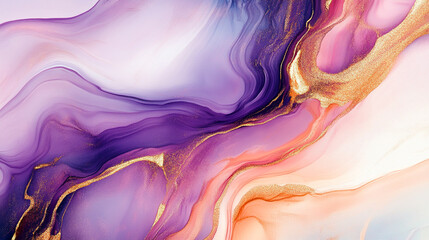 Poster - Colorful abstract swirling patterns showcasing vibrant hues and textures in artwork