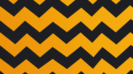 Poster - Bright zigzag pattern featuring contrasting black and yellow colors for design projects