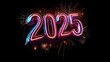© bagus_ - Neon 2025 New Year's fireworks.