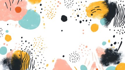 Poster - Colorful abstract design artistic background digital art creative environment vibrant viewpoint