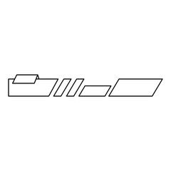 Wall Mural - minimalist footer element with a clean, linear design. features geometric shapes and diagonal accent