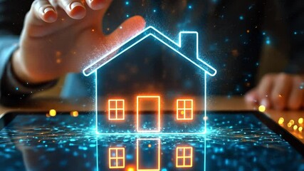 Poster - Digital technology enhances home design concepts with holographic display