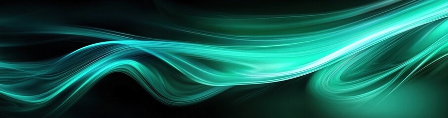 Wall Mural - Enhance your space with stunning green abstract wallpaper options.