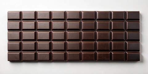 Wall Mural - Dark chocolate bar on background, Dark, Chocolate, Bar, Isolated,Background, Cocoa, Sweet, Gourmet, Delicious, Snack