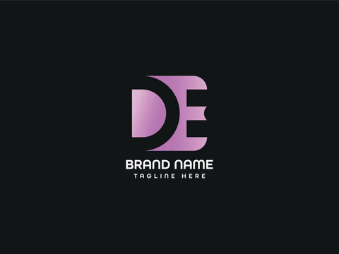 Abstract letter mark logo design 