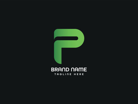 Abstract letter mark logo design 