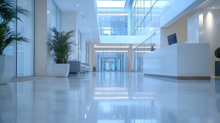 Corporate lobby design bright contemporary interior spaces