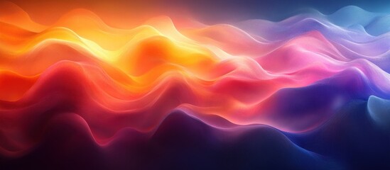 Wall Mural - Abstract colorful waves background.