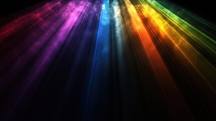 Wall Mural - colorful light rays and smoke effect background.
