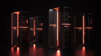 Poster - Advanced AI Concept with Enhanced Supercomputers in Dark Environment