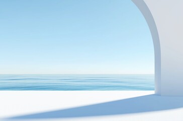 Wall Mural - window and sea
