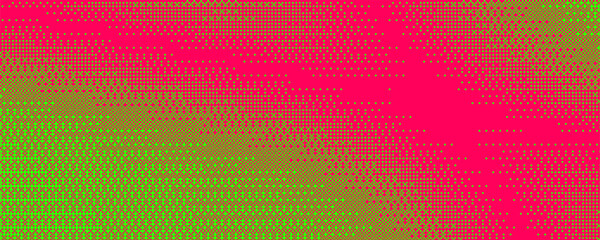 Poster - Pixel pattern background with bitmap game texture. Dotted dither vector red and green gradient bg. Abstract geometric noisy screen tone. Retro digital wallpaper
