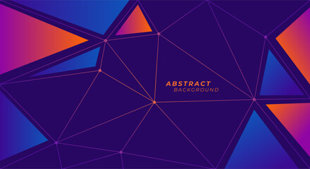 Plexus modern polygonal background