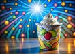 © chaowalit - Hand Drawn Yogurt Container AI Art - Conceptual Photography