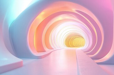 Wall Mural - abstract rainbow background