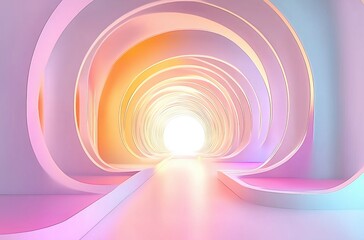 Wall Mural - abstract rainbow background