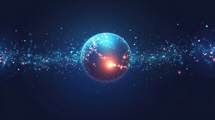 Wall Mural - abstract light background
