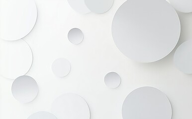 Wall Mural - white pills background