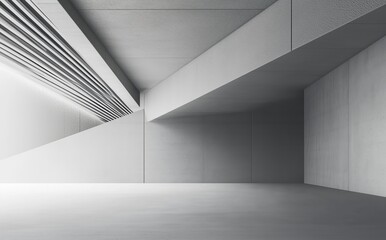 Wall Mural - empty white room