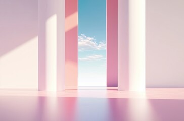 Wall Mural - door to the sky