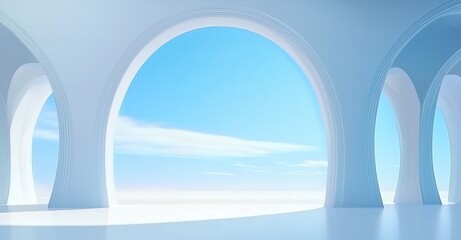 Wall Mural - white window in the sky
