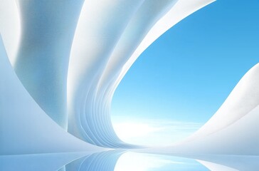 Wall Mural - abstract blue background
